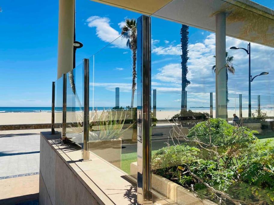 Stylish Apartment With Terrace On The Beachfrom Valencia Kültér fotó